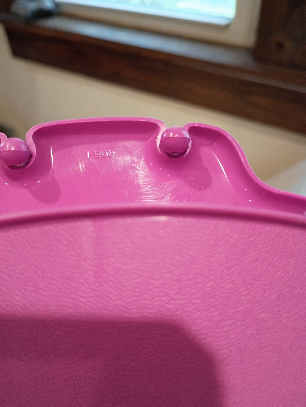 Vintage Tupperware pie, veggie, snack wedge storage tray. #405-1 - Picture 5 of 5